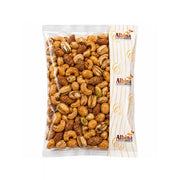 Albina mixnötter (saltade och rostade) i genomskinlig påse, 500 g