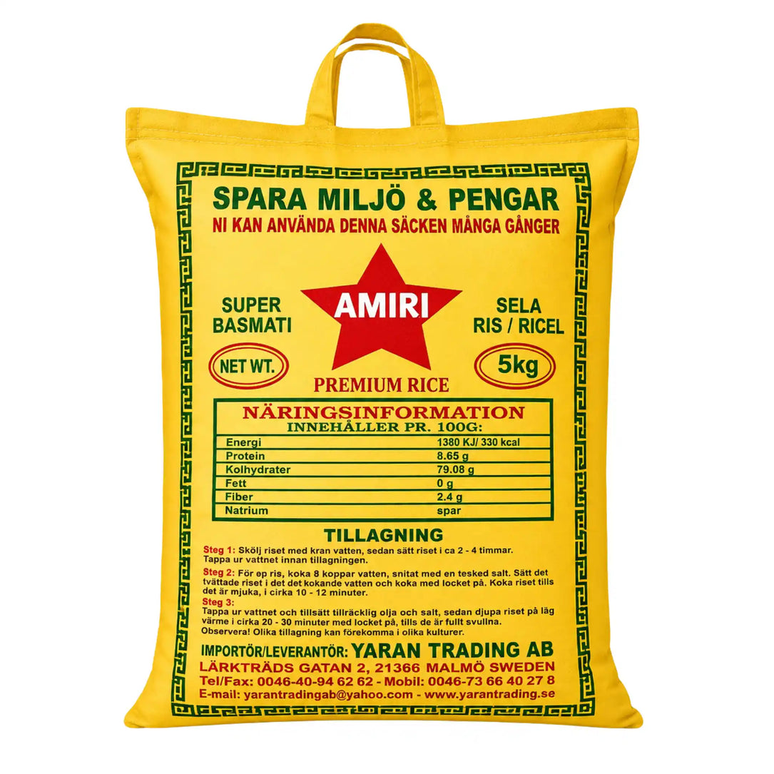 Amiri Basmati ris Original Blå 5kg