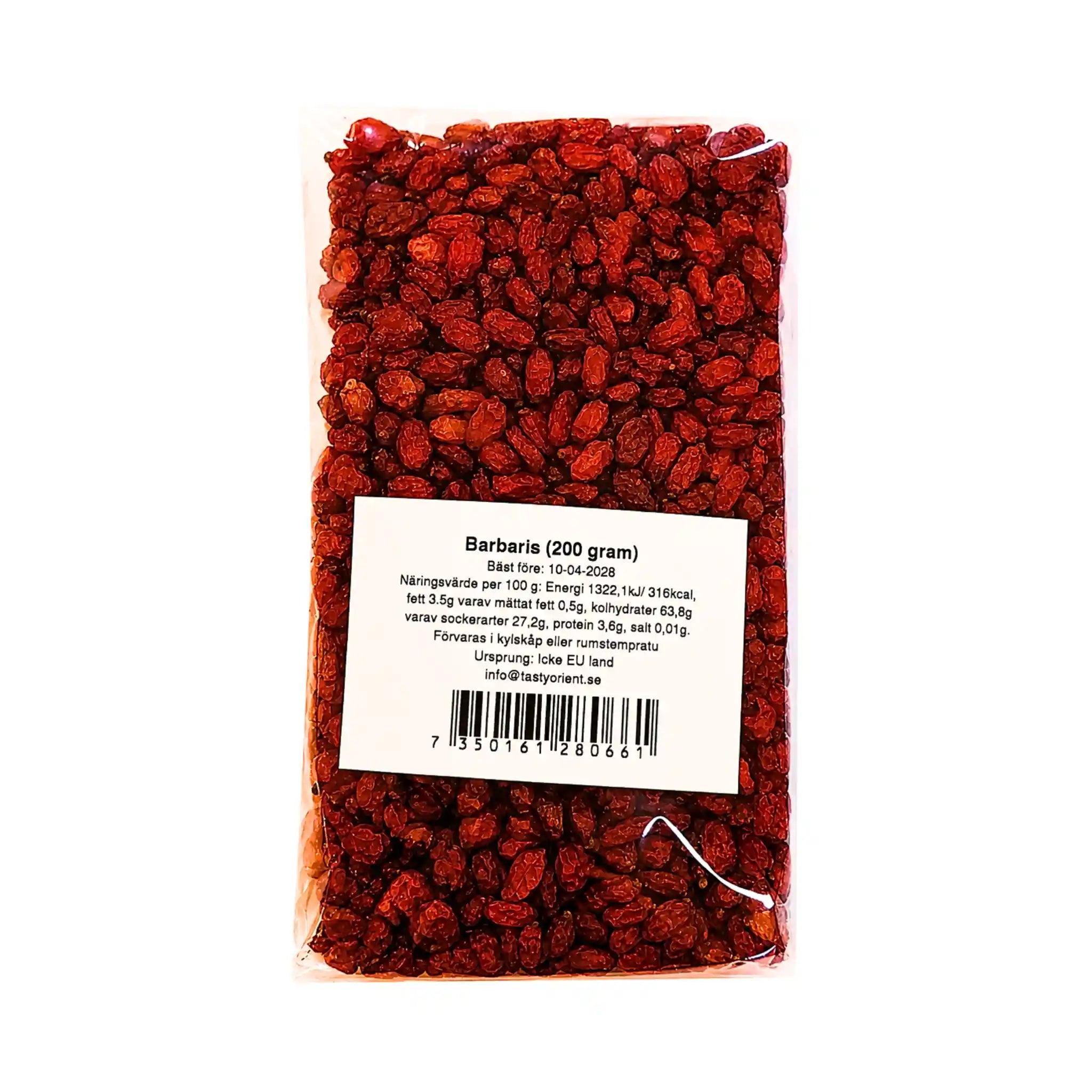 TastyOrient Zereshk 200g – Torkad Berberis av Premiumkvalitet