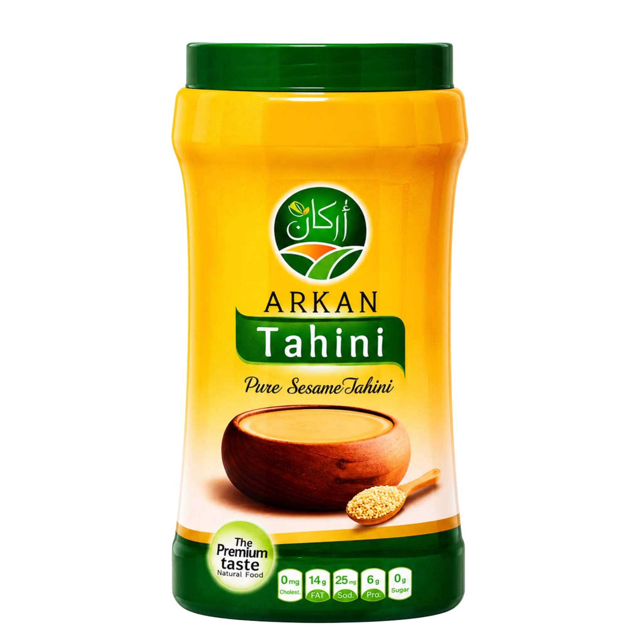 Arkana Tahini från mellanöstern är en högkvalitativ sesampasta som delar den autentiska smaken från Mellanöstern.