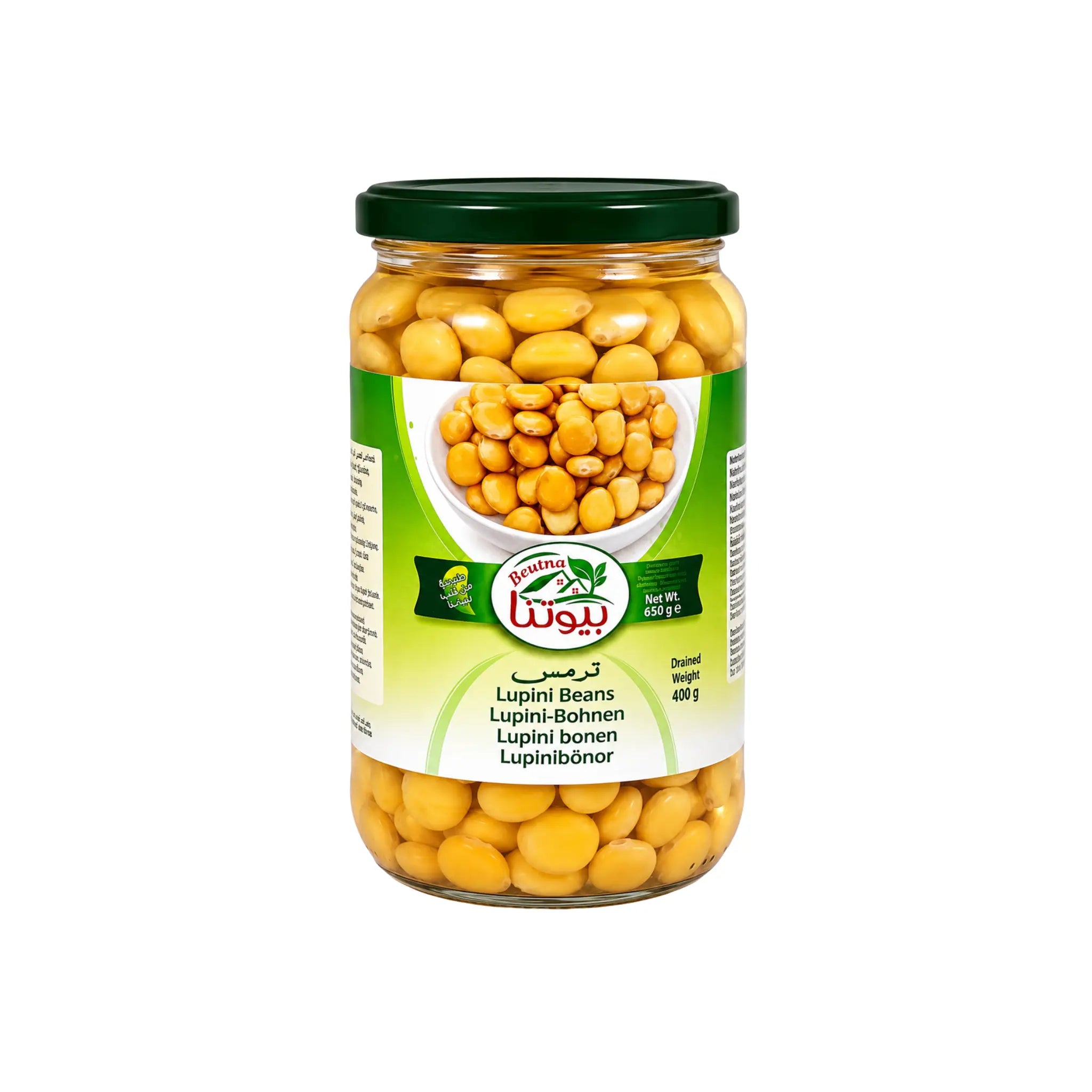 Beutna Lupinibönor 650g