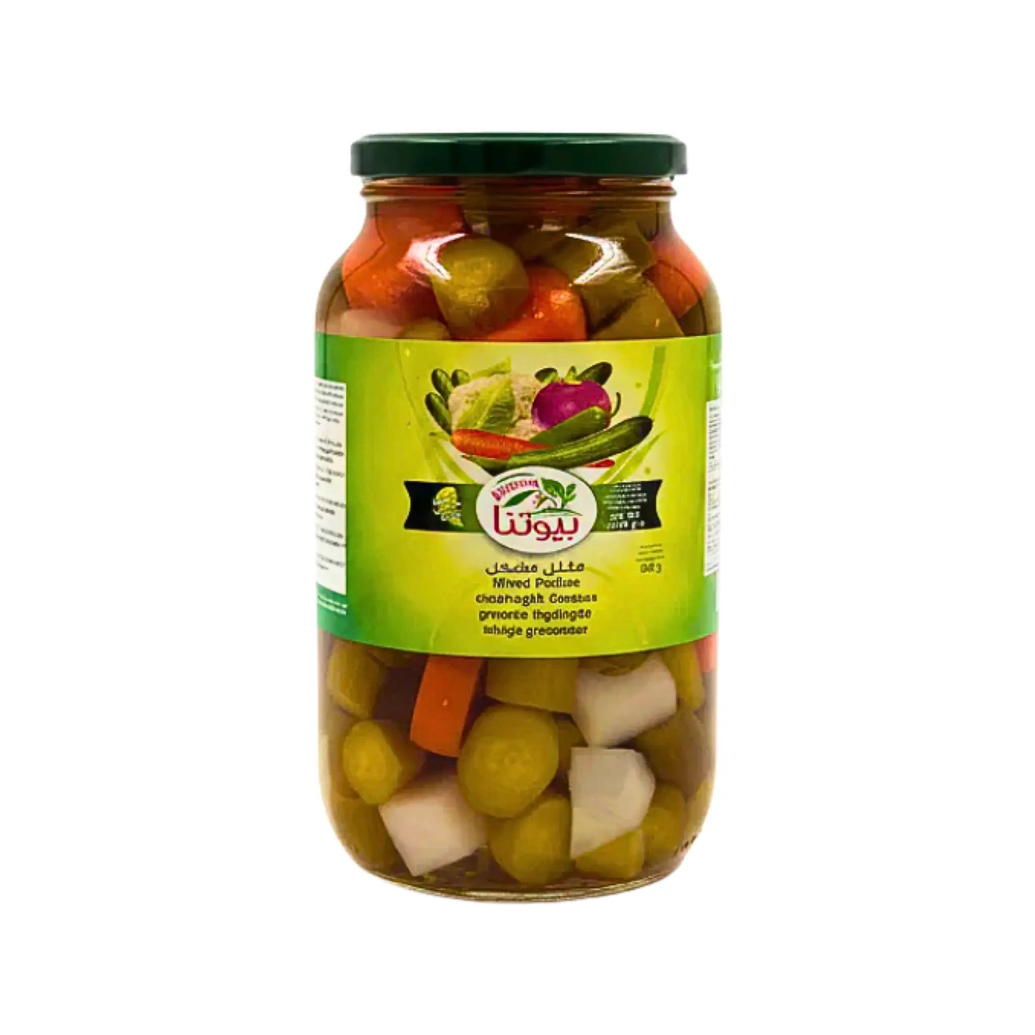 Beutna Mixed Pickles (Inlagda Grönsaker) – Storburk 1050g
