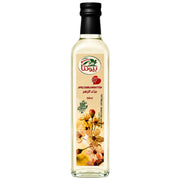Beutna blomvattenflaska med svart kork, 500 ml