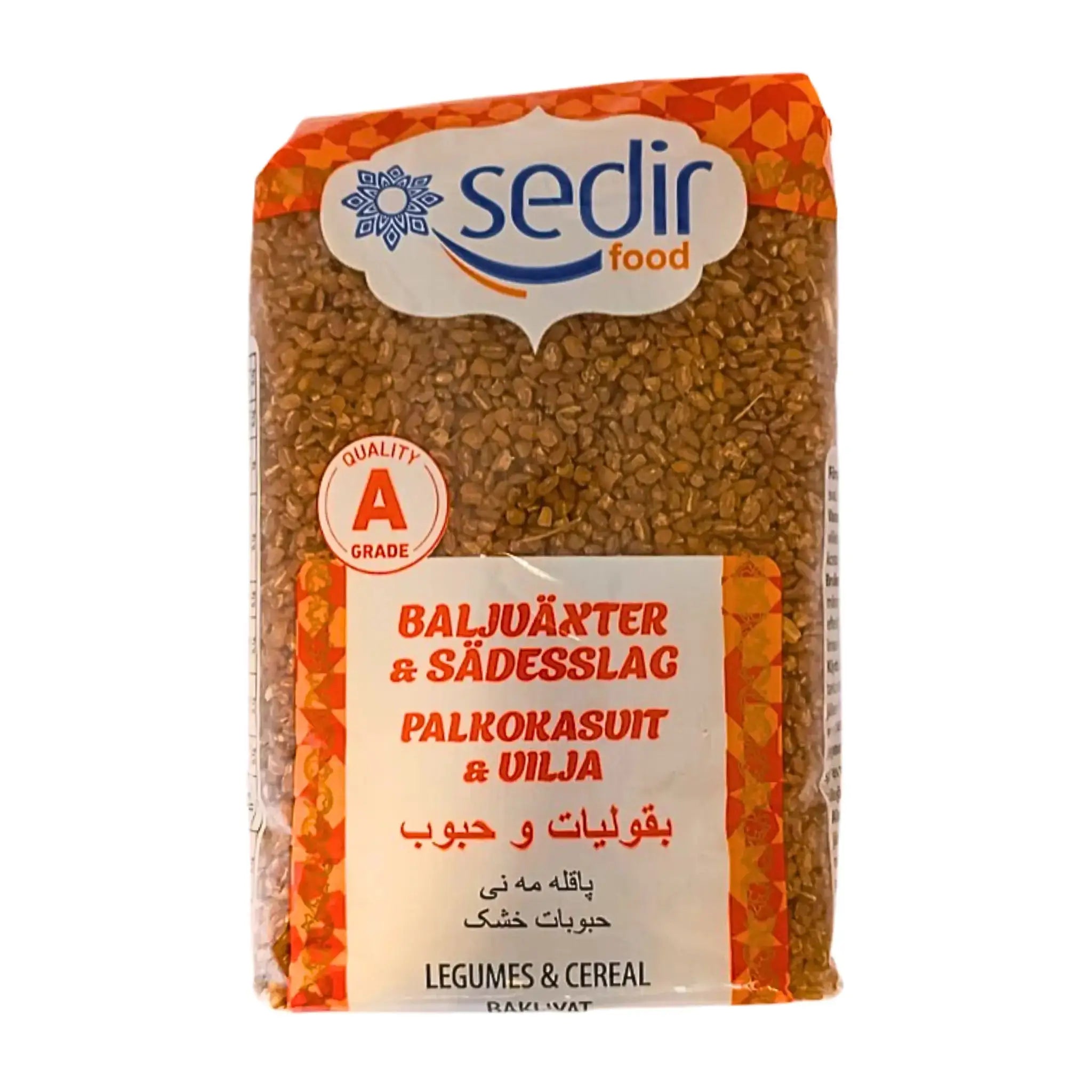 Bulgur grov, 800g förpackning, hela korn, Sedir, baljväxter och sädesslag.