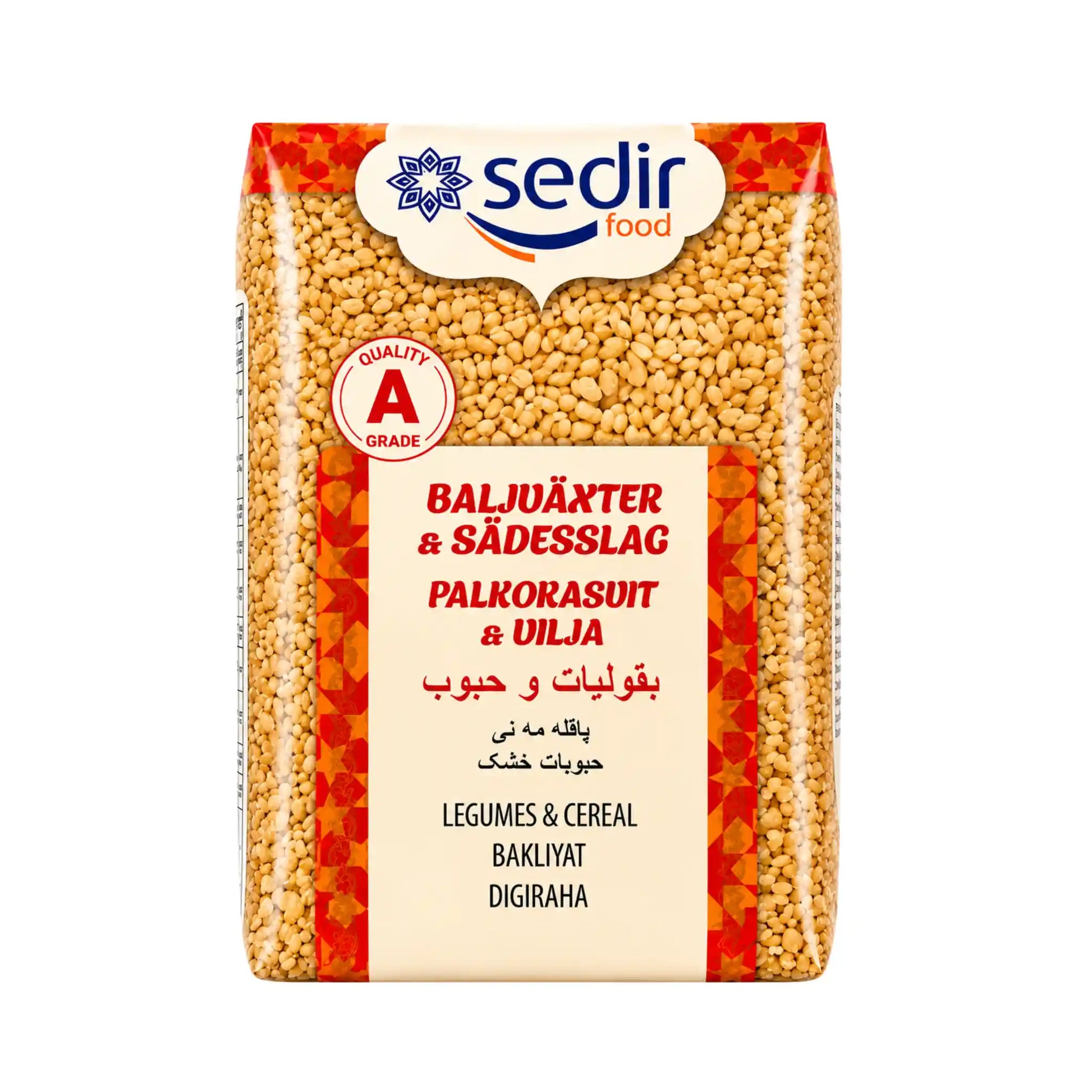 Bulgur i påse med etikett Sedir Food, 800 g