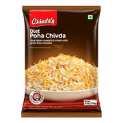 Förpackning av Chheda’s Diet Poha Chivda 170g lätt rostat indiskt rissnack