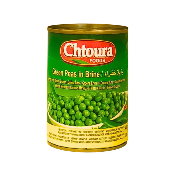 Chtoura Foods Gröna Ärtor 400g – Färska, goda & näringsrika ärtor på burk