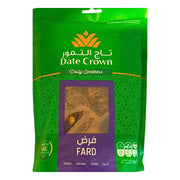 Grön påse med Fard dadlar, Date Crown, 500g, orientaliska torkade dadlar.