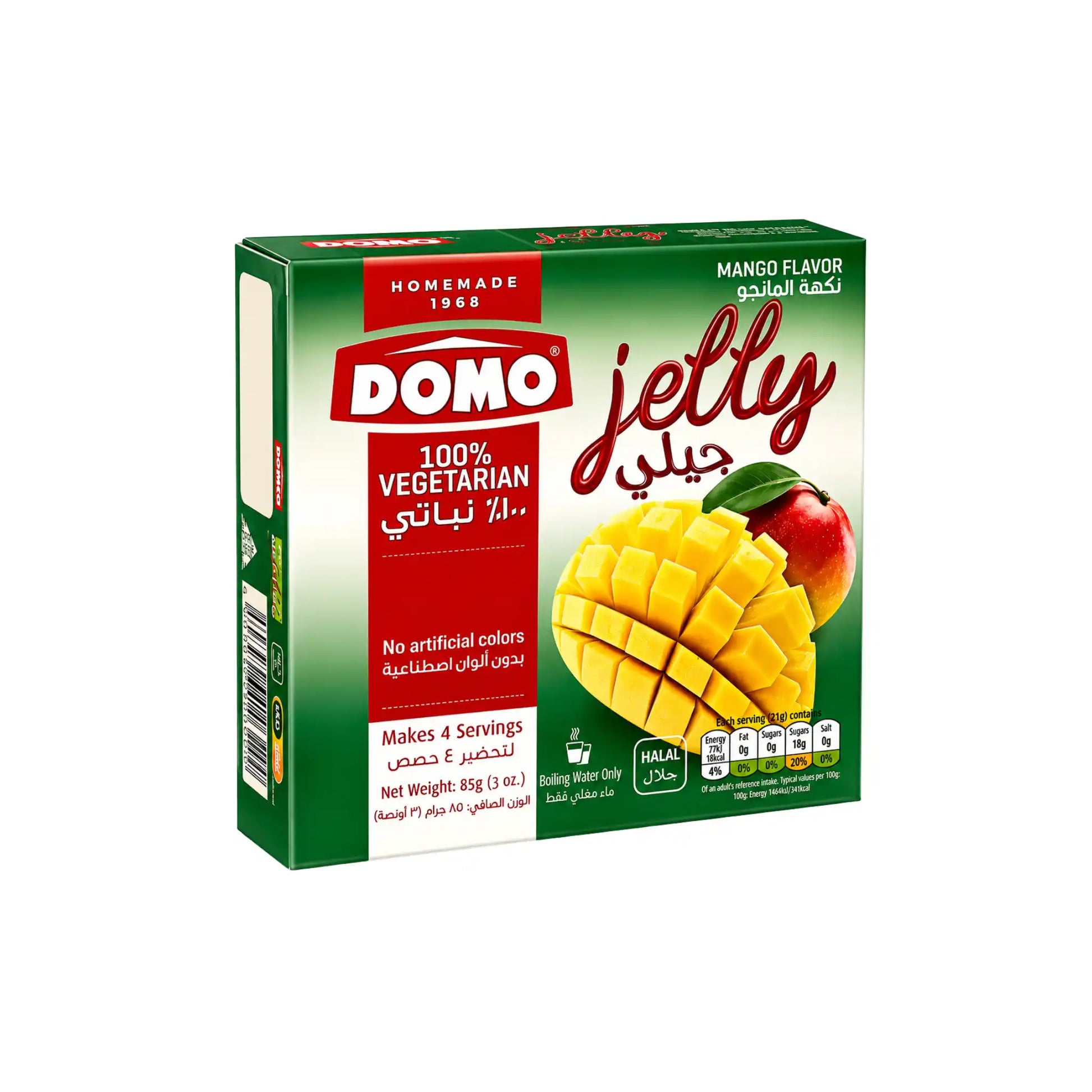 DOMO mangogelé med mango, 85 g, snabb & god