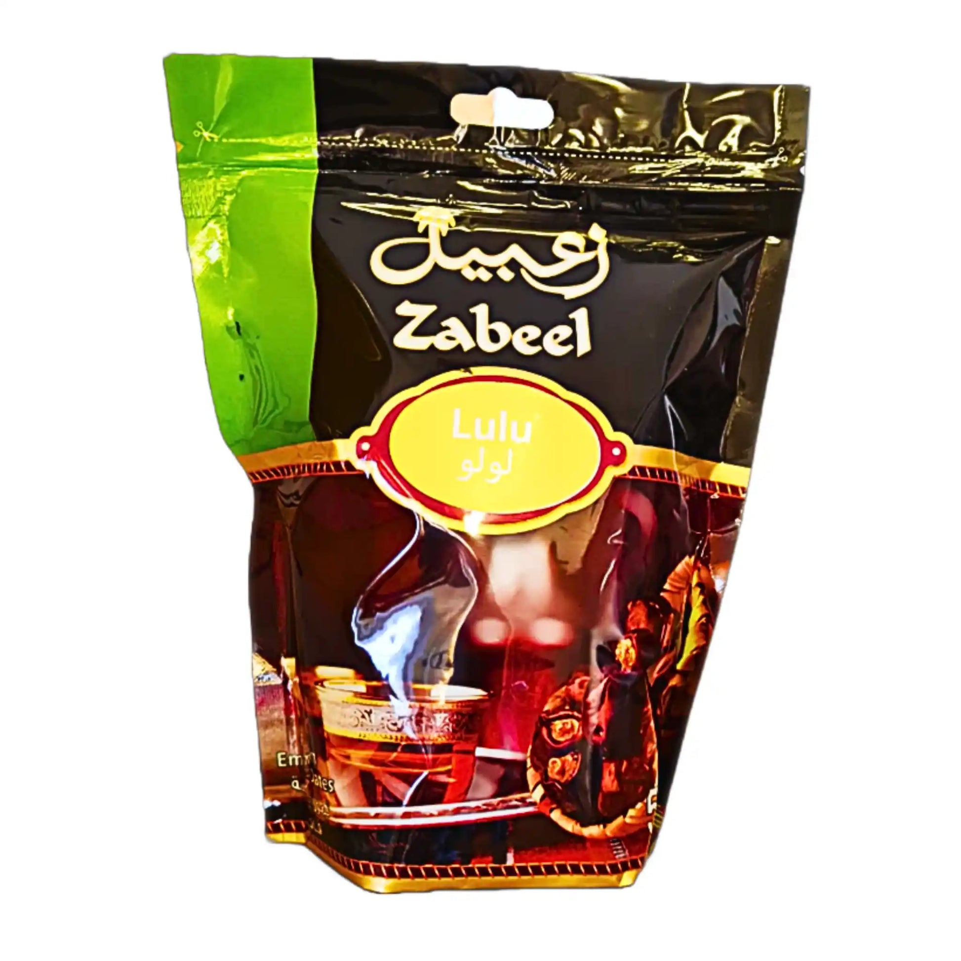 Dadlar Zabeel Lulu i 500g förpackning, orientaliska torkade dadlar med färgglad påse.