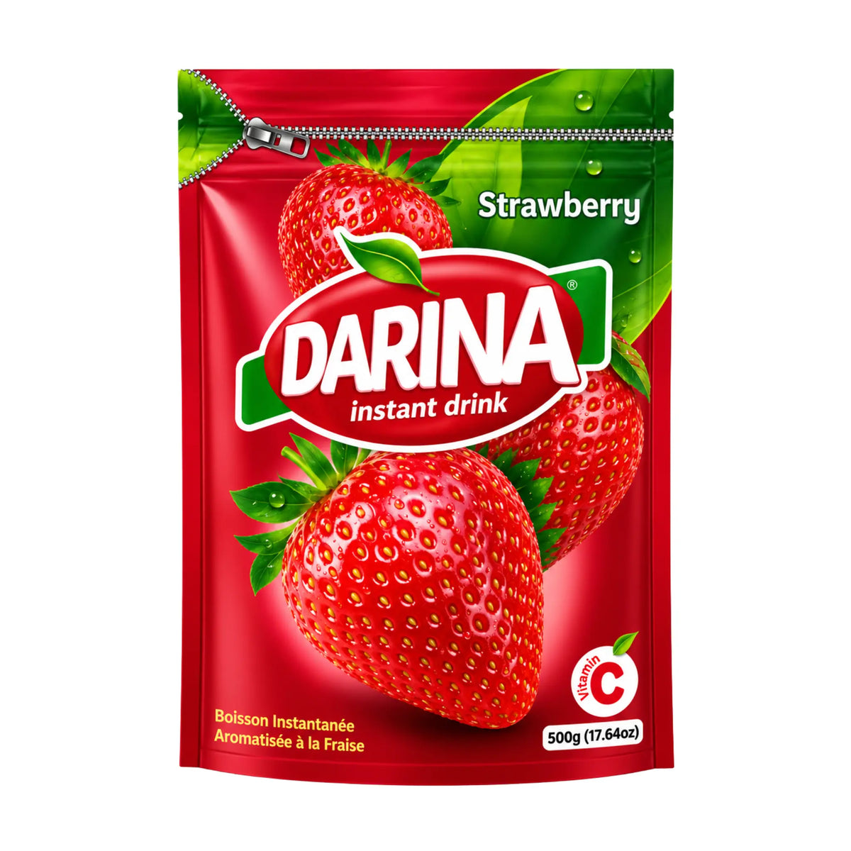 Darina – Jordgubb Juice Pulver 500g – Svalkande smak av sommar!