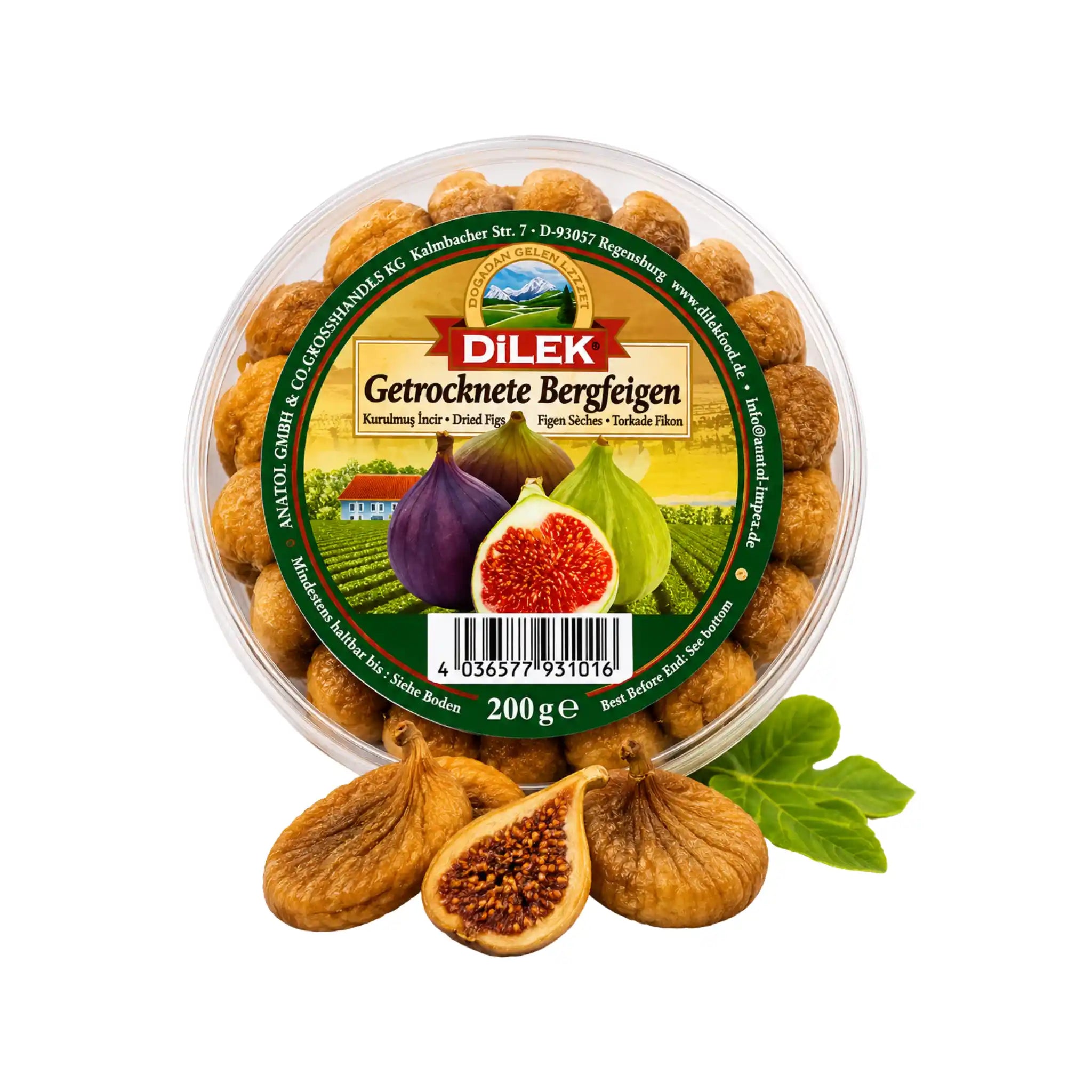 Dilek Torkade Fikon i Krans (200g)