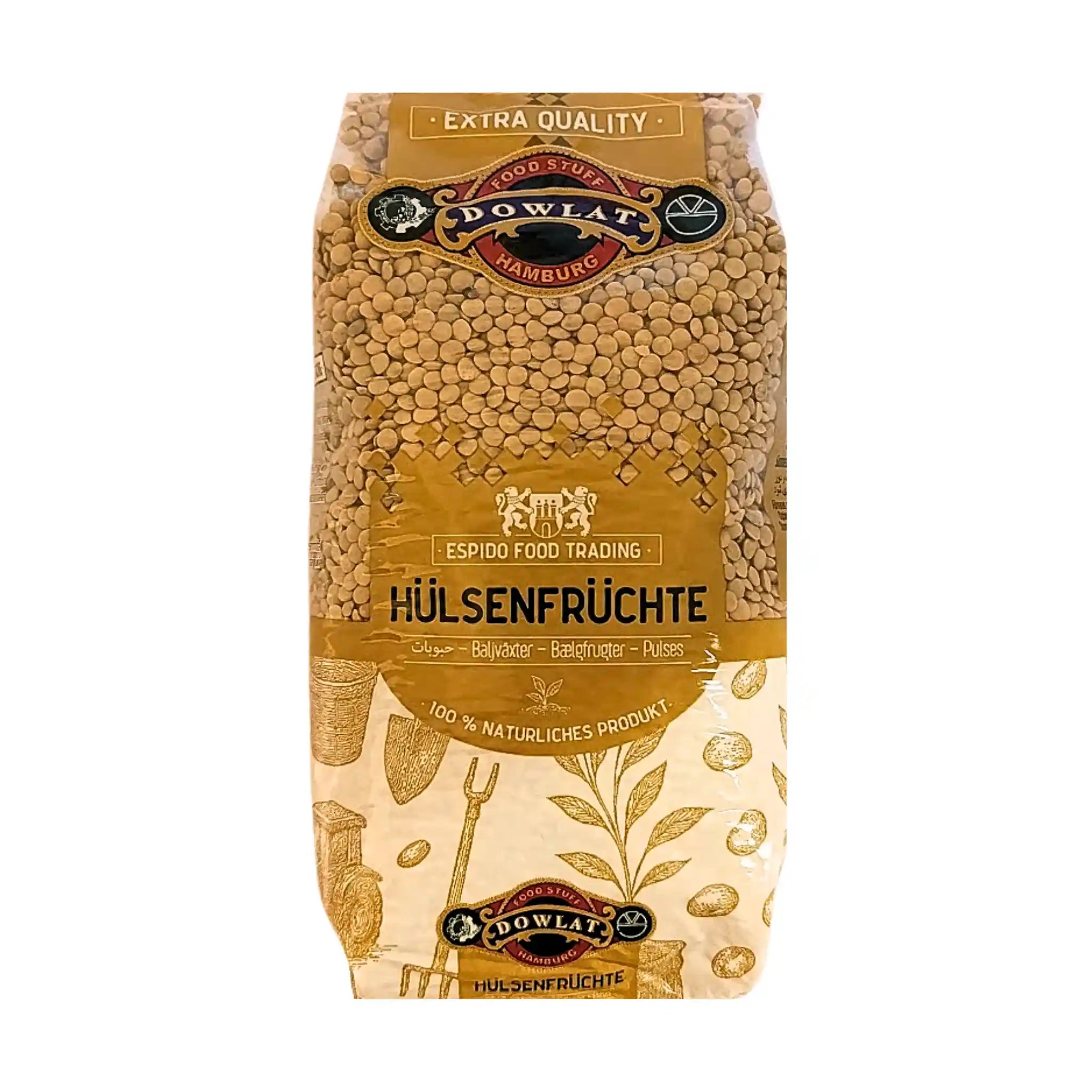 Dowlat Gröna Linser (Små varianten) – 1 kg Iransk Premiumkvalitet