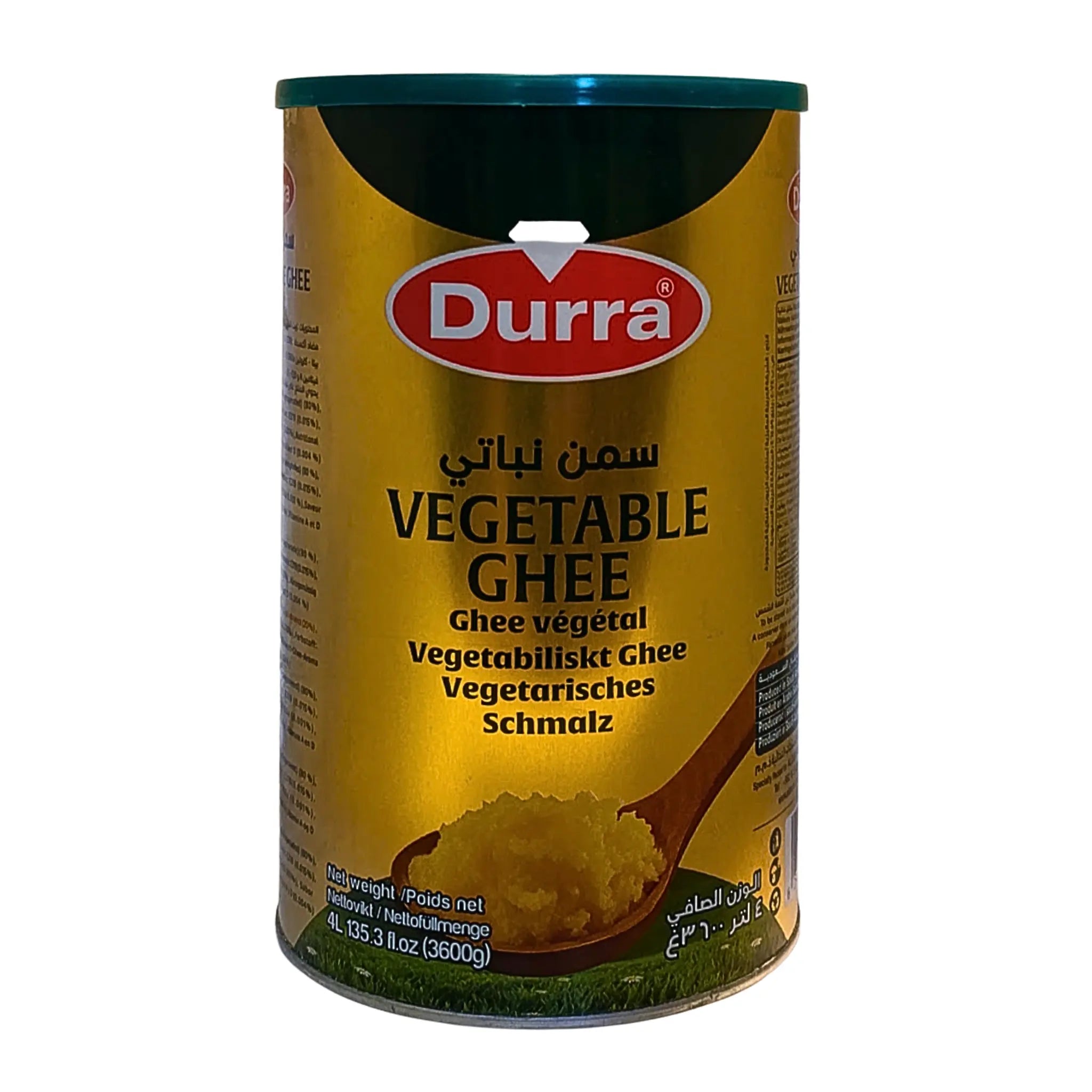 Durra Vegetabilisk Ghee 3kg | Autentisk Semne | Shirdell.se