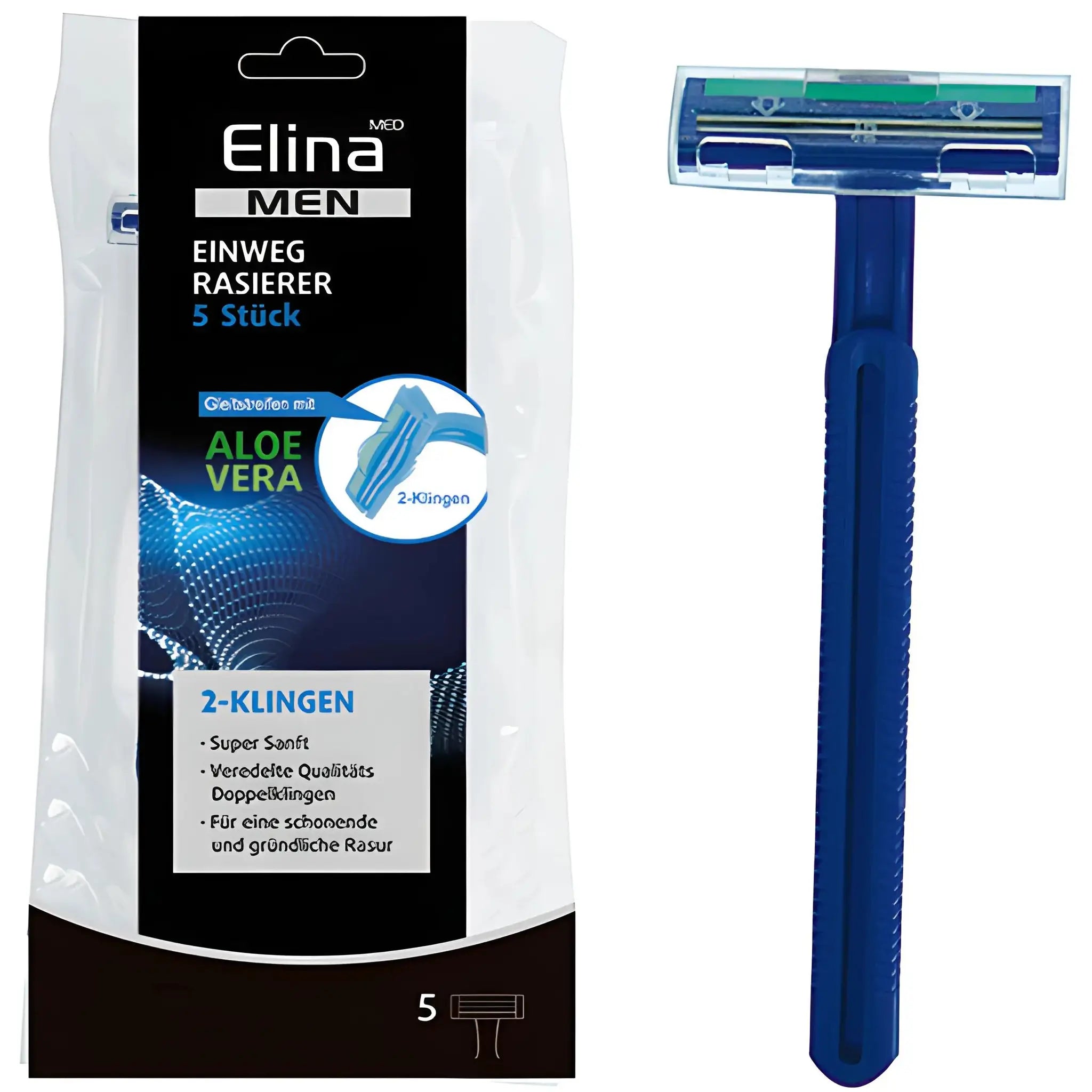 Razor Disponibel 5st Elina 2-Blade+Gliding Strip – Shirdell.se