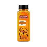 Elisheh gurkmejapulver 200 g i plastflaska med svart lock