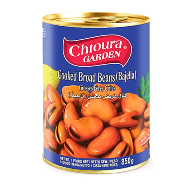 Boiled Beans Foul Bajella Chtoura Garden 850g