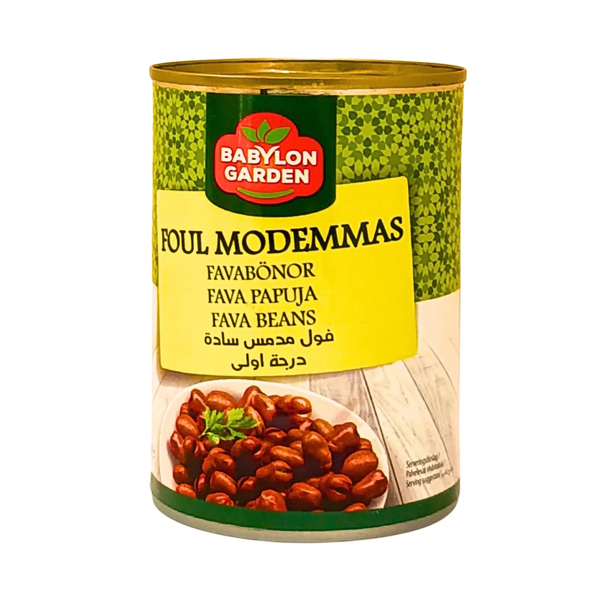 Konservburk Babylon Garden Foul Modemmas favabönor, orientaliska bönor, 400g.