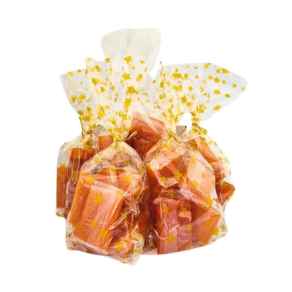 Fruktläder av aprikos i påse med gula stjärnor, orientaliskt godis, 250g