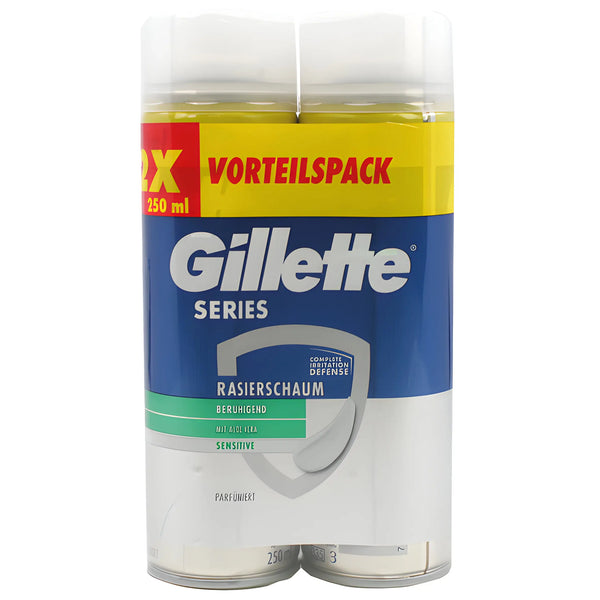 Gillette Series Rakskum 2x250ml Sensitive