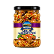 Grillad Auberginepuré 650g – Äkta Rökig Auberginekräm i Glasburk
