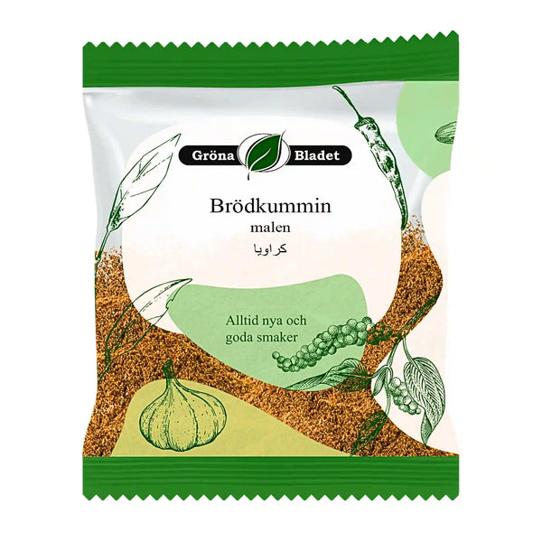 Gröna Bladet Brödkummin Malen 40g – Klassisk krydda för hembagat