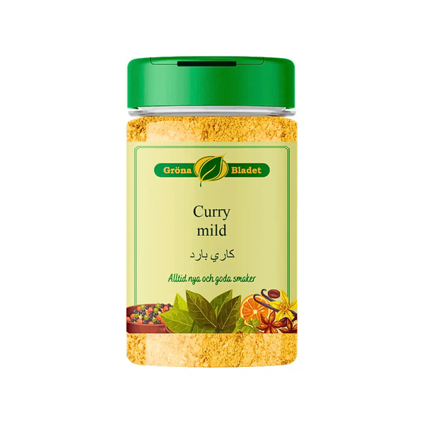Gröna Bladet Curry Mild 140g – Aromatisk & Mild Kryddblandning