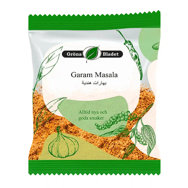 Gröna Bladet Garam Masala 40g – En Kryddblandning av Tradition och Smak!