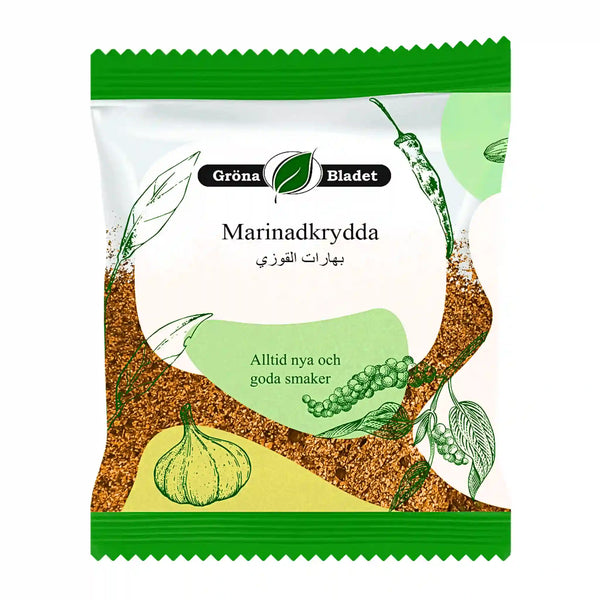 Gröna Bladet Marinadkrydda 12g – Smakrik och snabb marinadkrydda