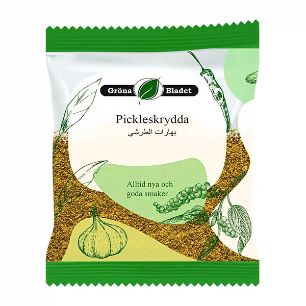 Gröna Bladet Pickleskrydda 40g - den perfekta kryddblandningen för hemmagjord inläggning!