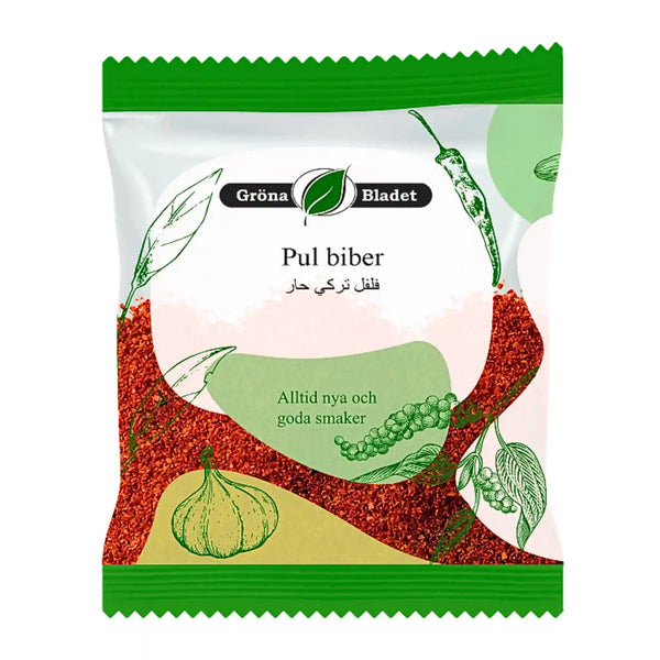 Gröna Bladet Pul Biber 40g – En krydda som lyfter varje måltid!