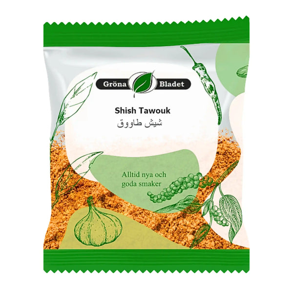 Gröna Bladet Shish Tawouk 30g - Perfekta kryddblandningen för kycklingspett!