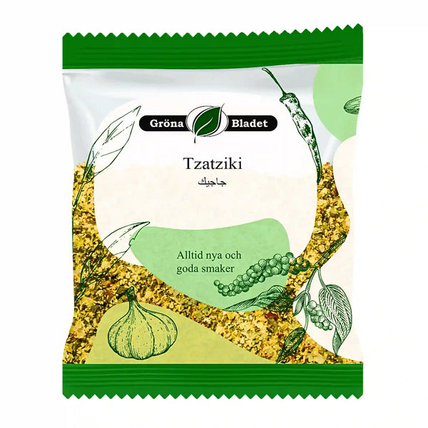 Gröna Bladet Tzatziki 30g – Klassisk krydda för fräsch och smakrik dip