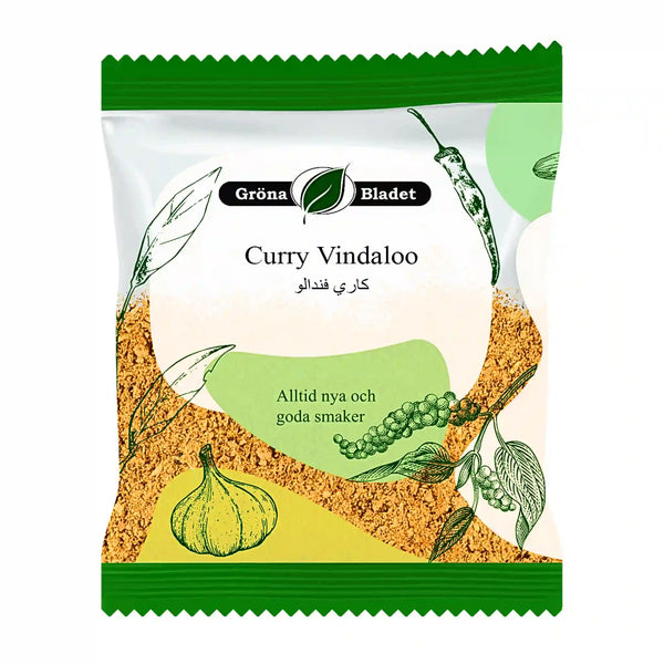 Gröna Bladet Vindaloo Curry 40g – En smakexplosion från Goa
