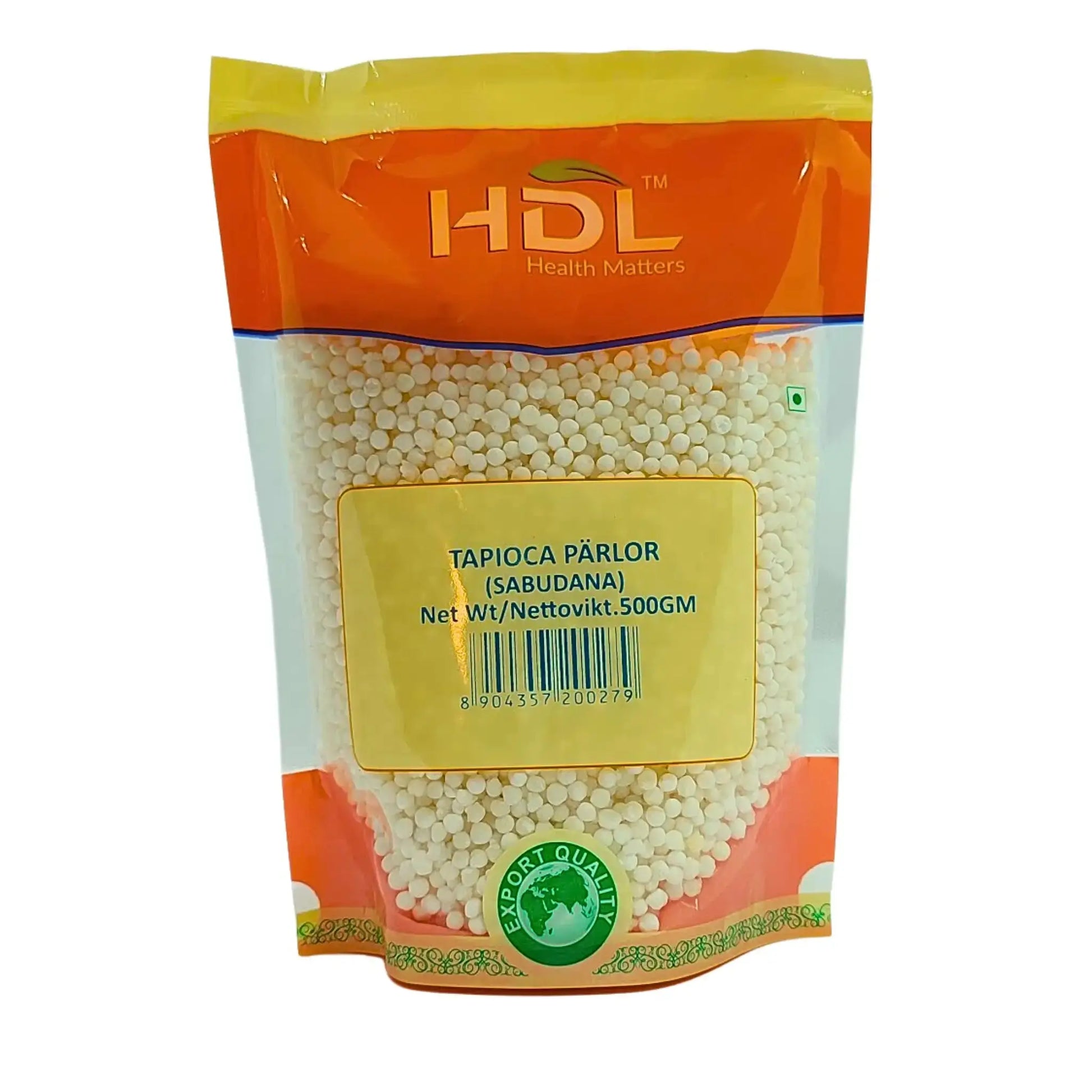 Påse med tapiocapärlor sabudana 500g, orientaliska matvaror online