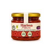 Ångkokt harissa i glasburk med gul lock