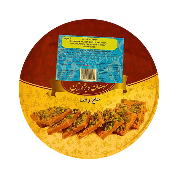 Irakisk Sohan Baklawai – Kvadratiska Bitar 350g | Lyxigt Orientaliskt Godis