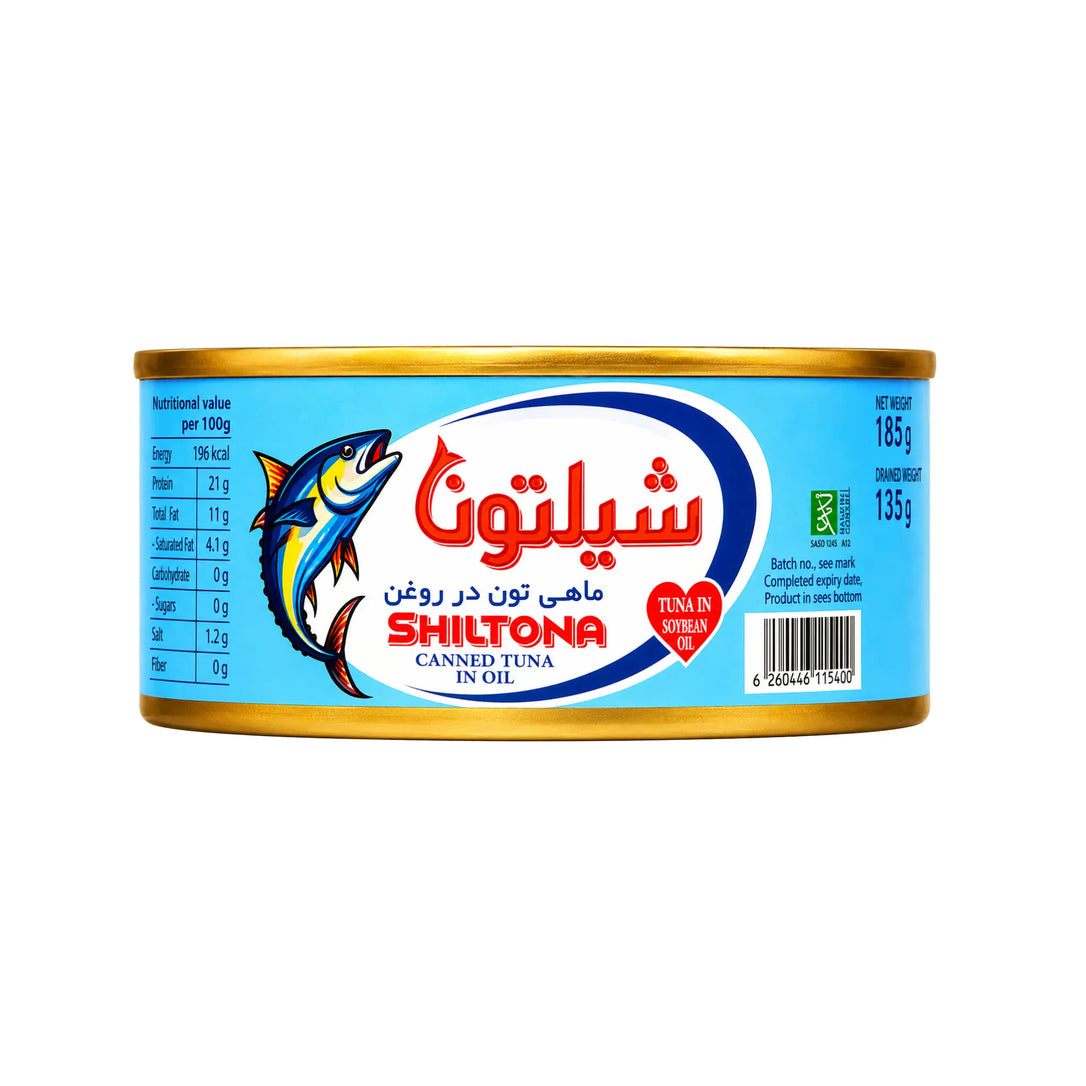 Shiltona Tonfisk Mild i Olja 185g | Iransk Premiumtonfisk i Olja