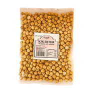 Påse med iranska rostade och saltade kikärtor 200g, tydlig etikett på vit bakgrund.