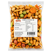 Lebsan Japan Mix snacks i påse med blandade kryddade kex och pinnar