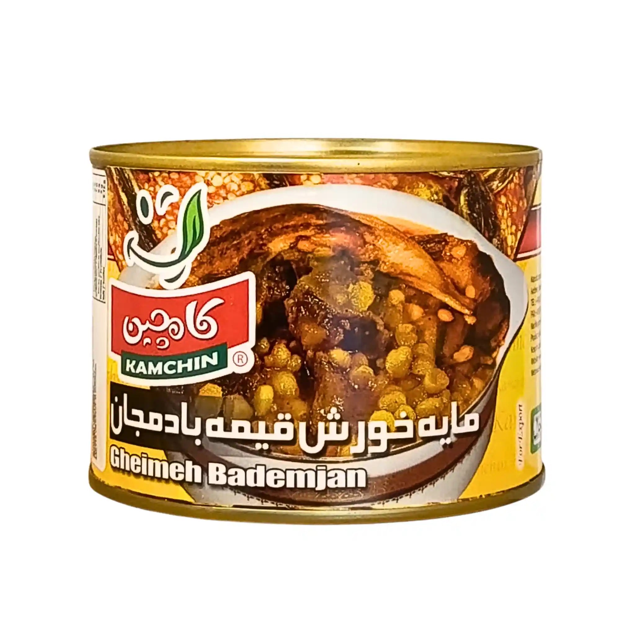Konservburk med auberginegryta Gheymeh Bademjan, orientalisk mat, 500g.