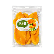 Keo Torkad Mango 200g – påse med saftiga och söta torkade mangoskivor.