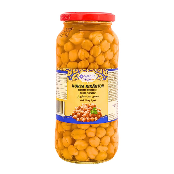 Boiled Chickpeas Glas Sedir 570g