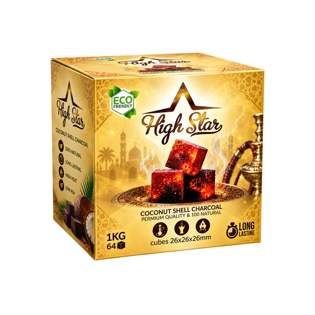 High Star Kol för vattenpipa, 1 kg