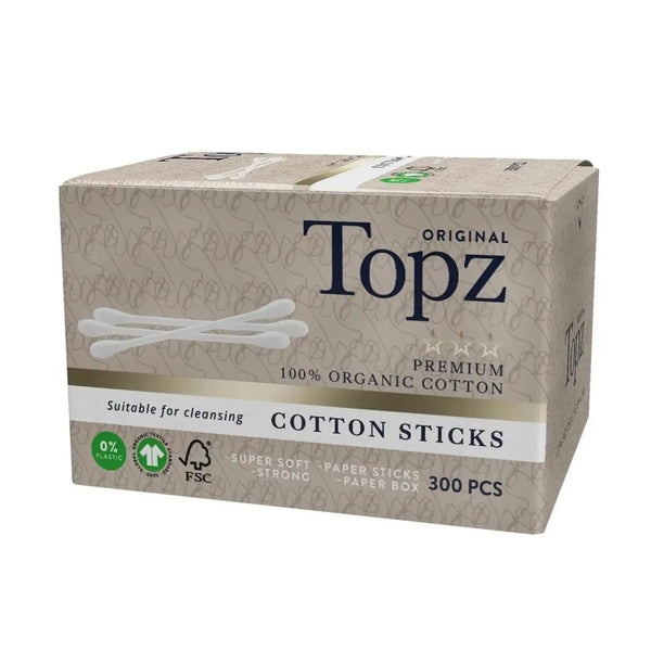 Topz Premium Paper Cotton Swabs 300pcs