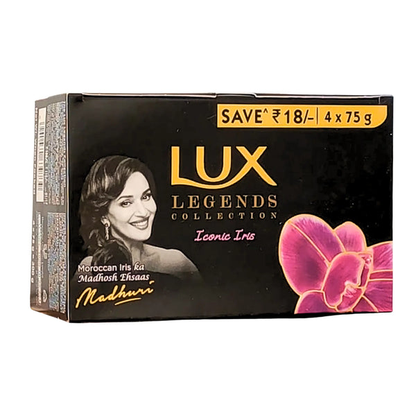 LUX Tvål Iconic Iris 4x75g – Lyxig doft och vårdande tvål