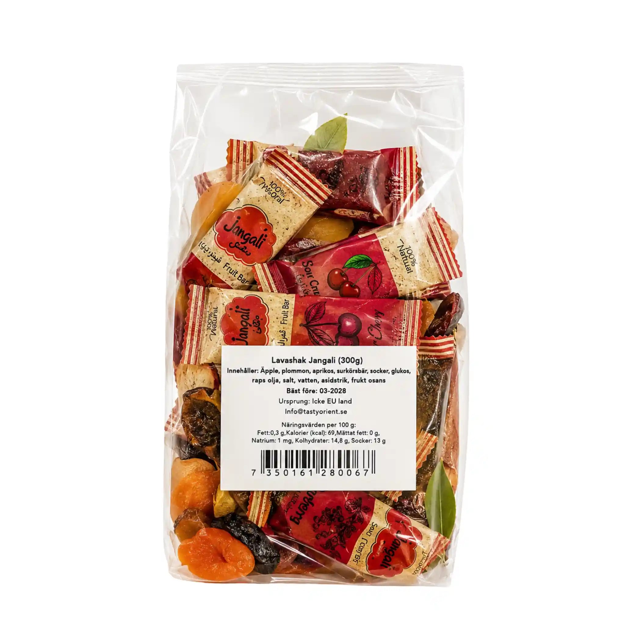 Lavashak Jangeli 300g | Äkta Persiskt Fruktgodis (Syrligt)