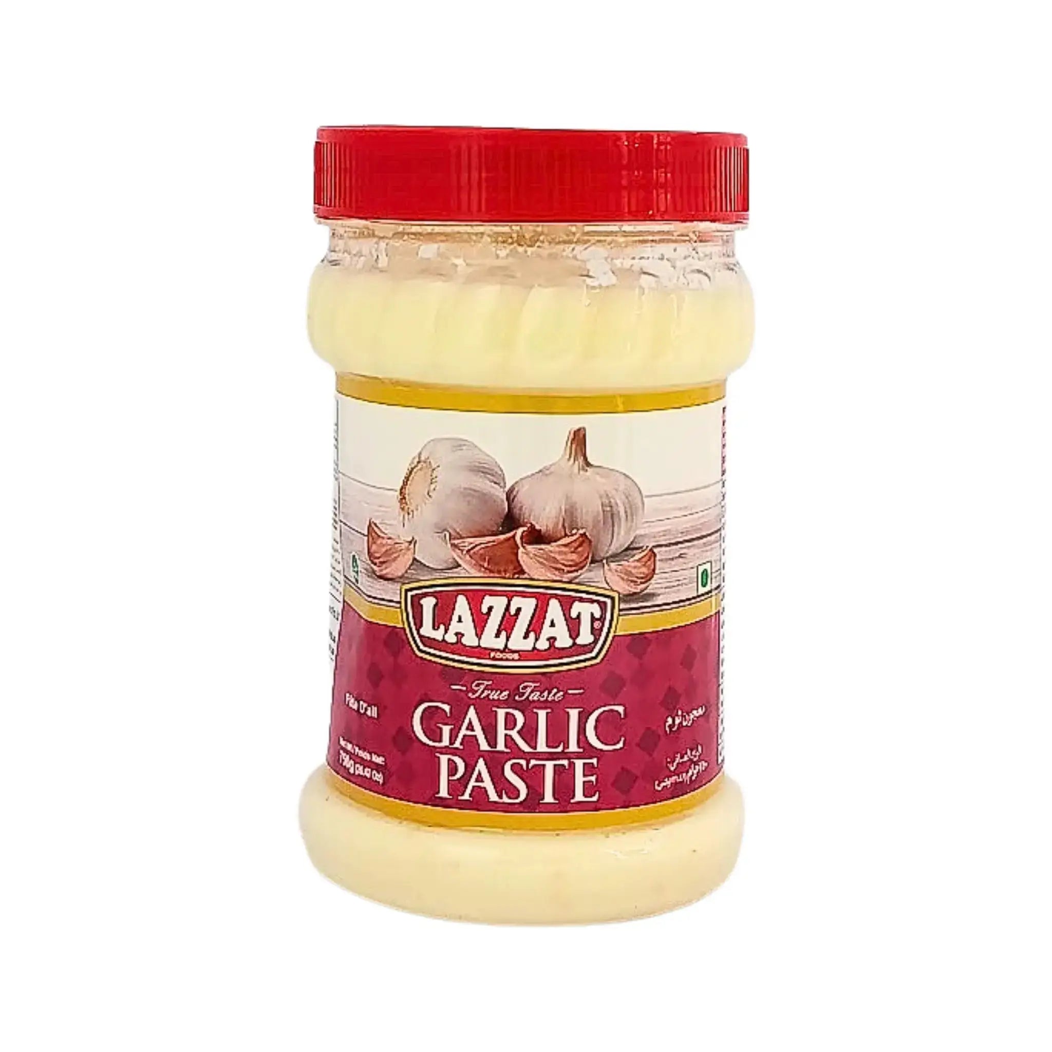 Lazzat vitlökspasta 750g burk med röd lock, orientaliskt livsmedel