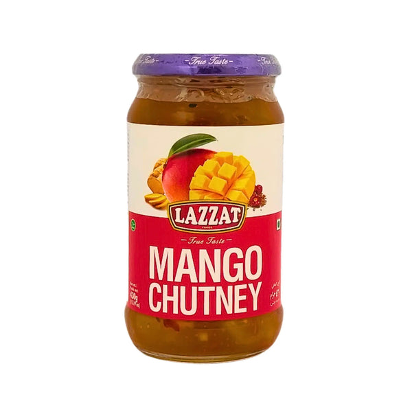 Lazzat Mango Chutney (Hot & Spicy) 430g