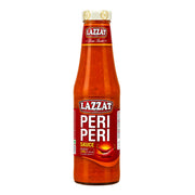 Lazzat peri peri-sås i glasflaska, 330 g, röd chilisås